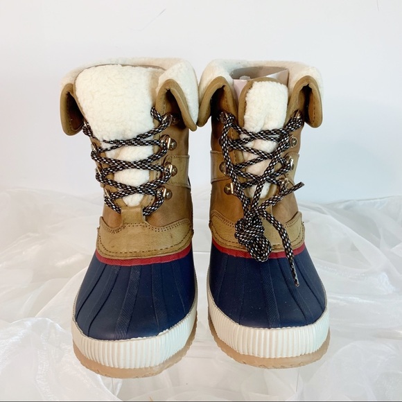 Tommy Hilfiger Womens Rustee Lined Snow Boots, Dark Natural - Picture 5 of 8